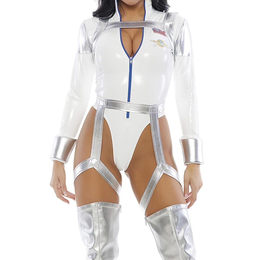 2787 Blast Off Sexy Movie Character Costume Adult Costume, White, XS/S